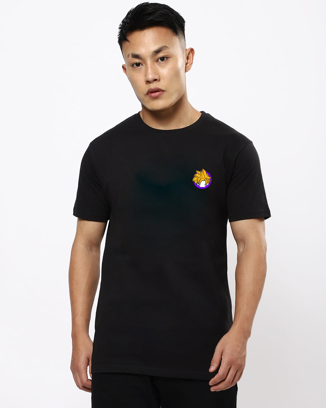 Black Gohan Graphic Printed T-shirt
